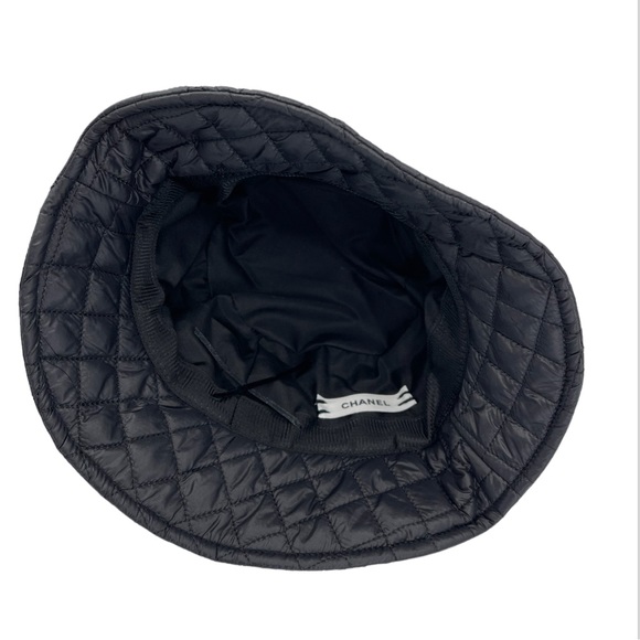 SOLD Quilted Crystal Logo French Bucket Hat - Picture 5 of 5